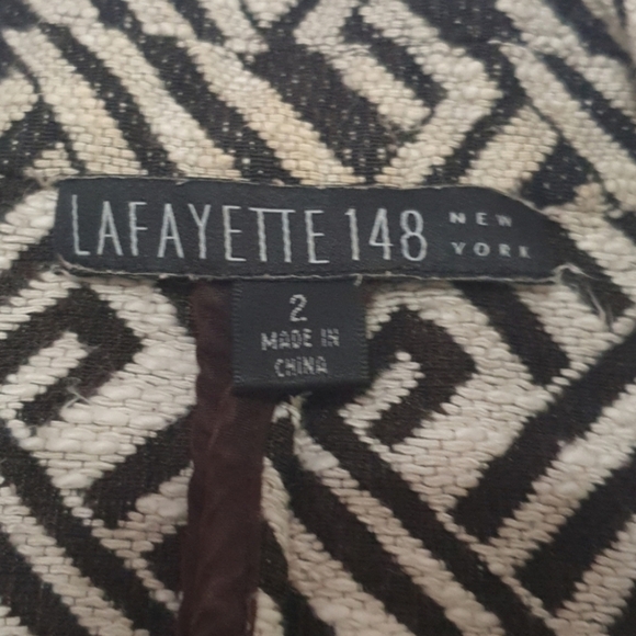 LAFAYETTE 148 Basket Weave pattern Sports Coat - Picture 4 of 7